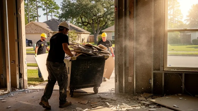 Demolition Debris Removal in Cypress, TX