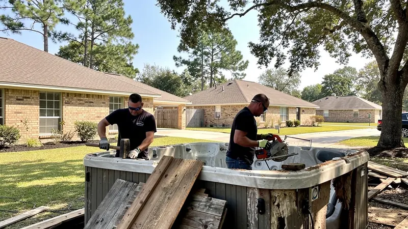 Hot Tub Removal in Cypress, TX