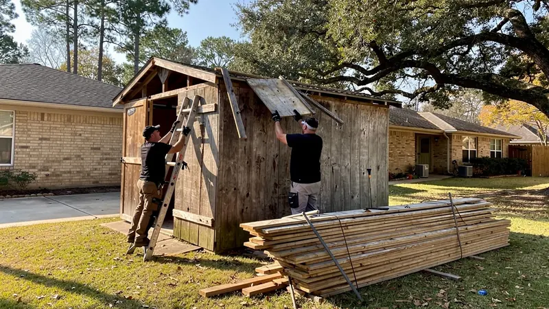 Shed Removal in Cypress, TX